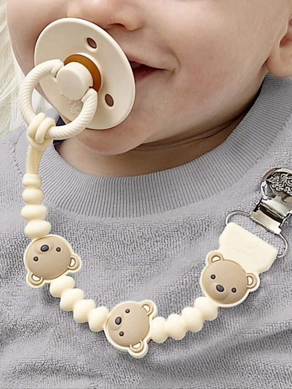 Itzy Ritzy Cream Travel Tote Bag Baby Bundle Pacifier Glass Bottle